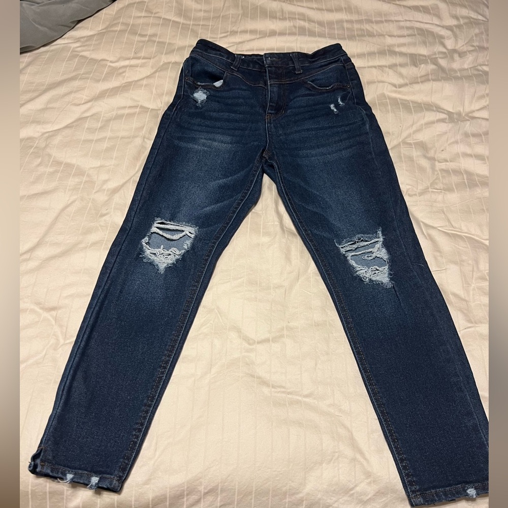 Women’s vanilla star ankle skinny jeans